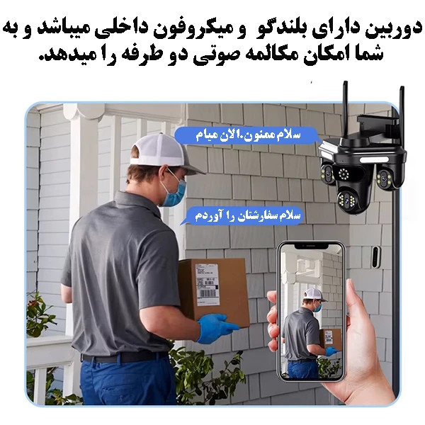 دوربین مداربسته تحت شبکه مدل QQ871B